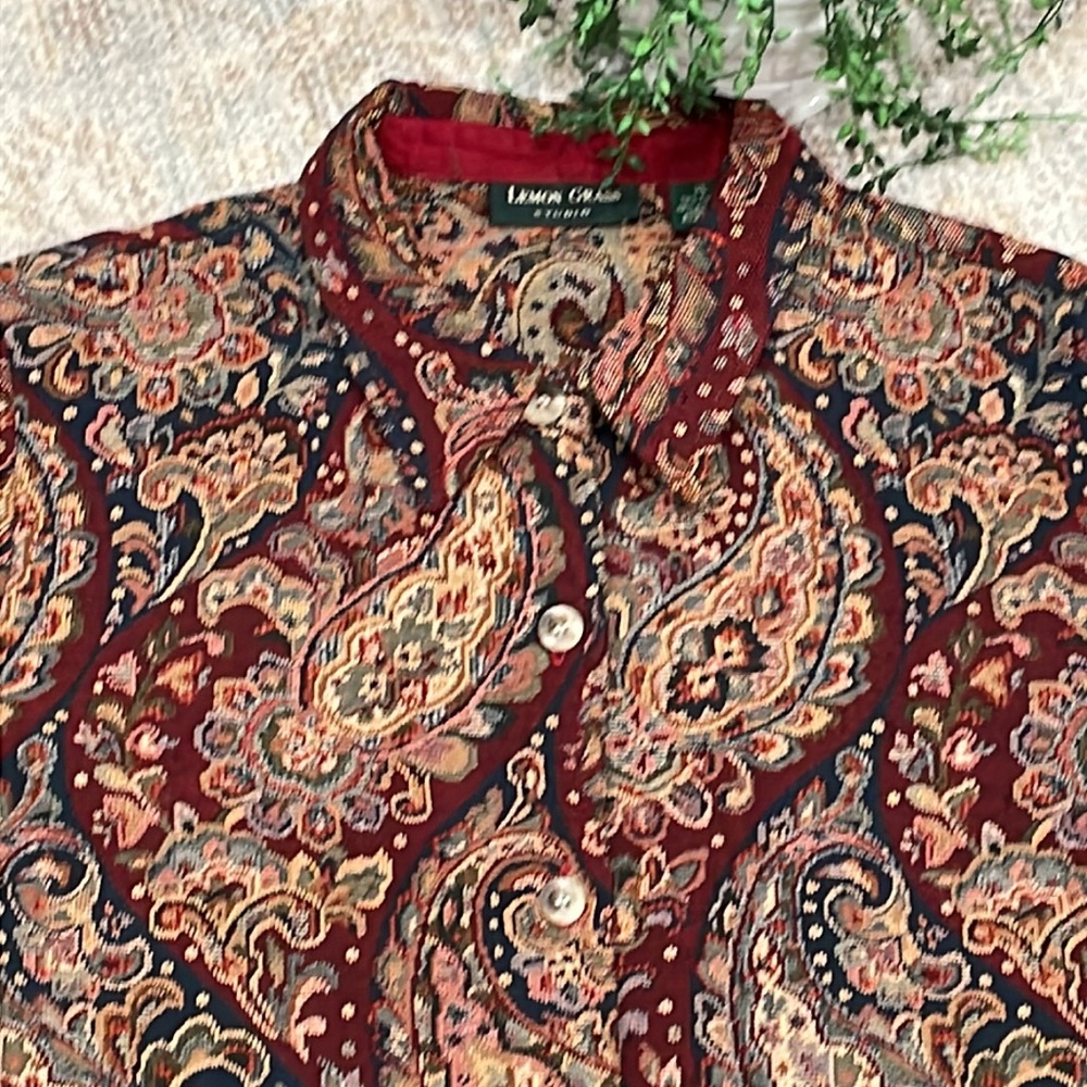 Lemon Grass Tapestry Jacket View 2